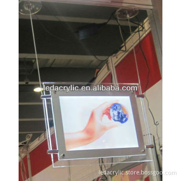 Double Side LED Light Box Cable System